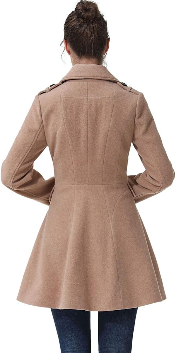 skirted peacoat plus size