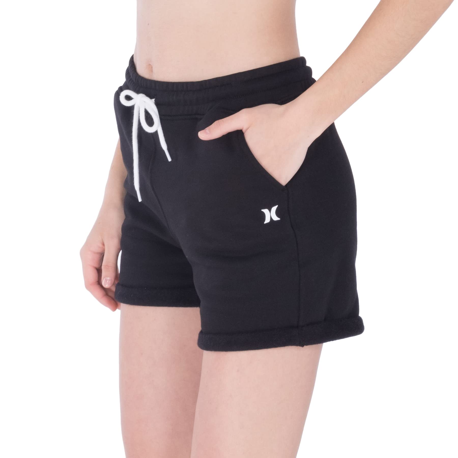 Fleece Shorts Womens - Oceancare Script