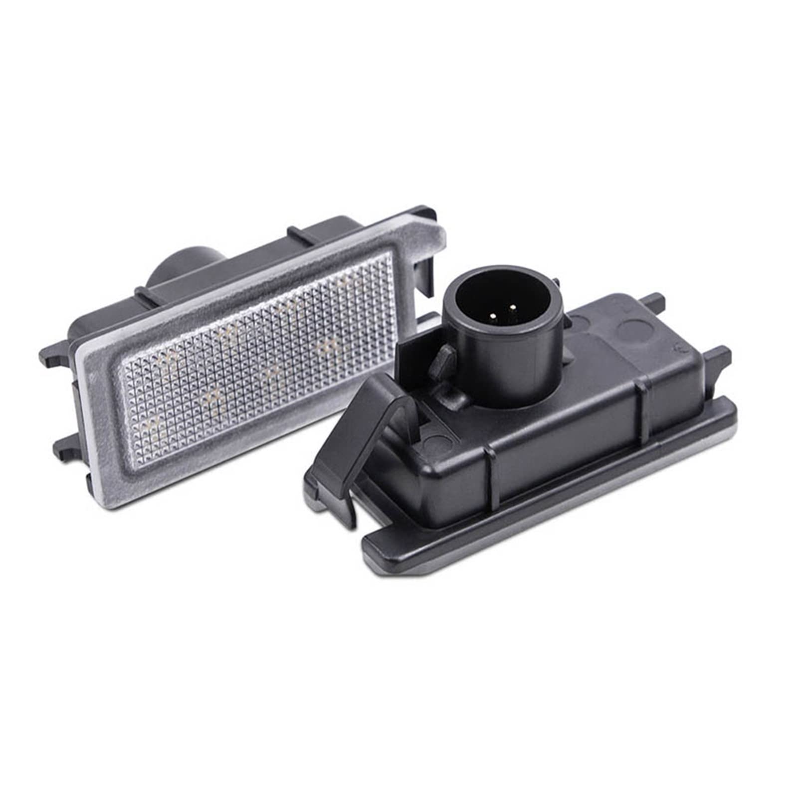DEHIWI Lámparas de Luz de Matrícula Para Grand Cherokee 14-20 Compass Patriot 14-17 Para Viper 13-17 Luces - Blancas Para Matrícula