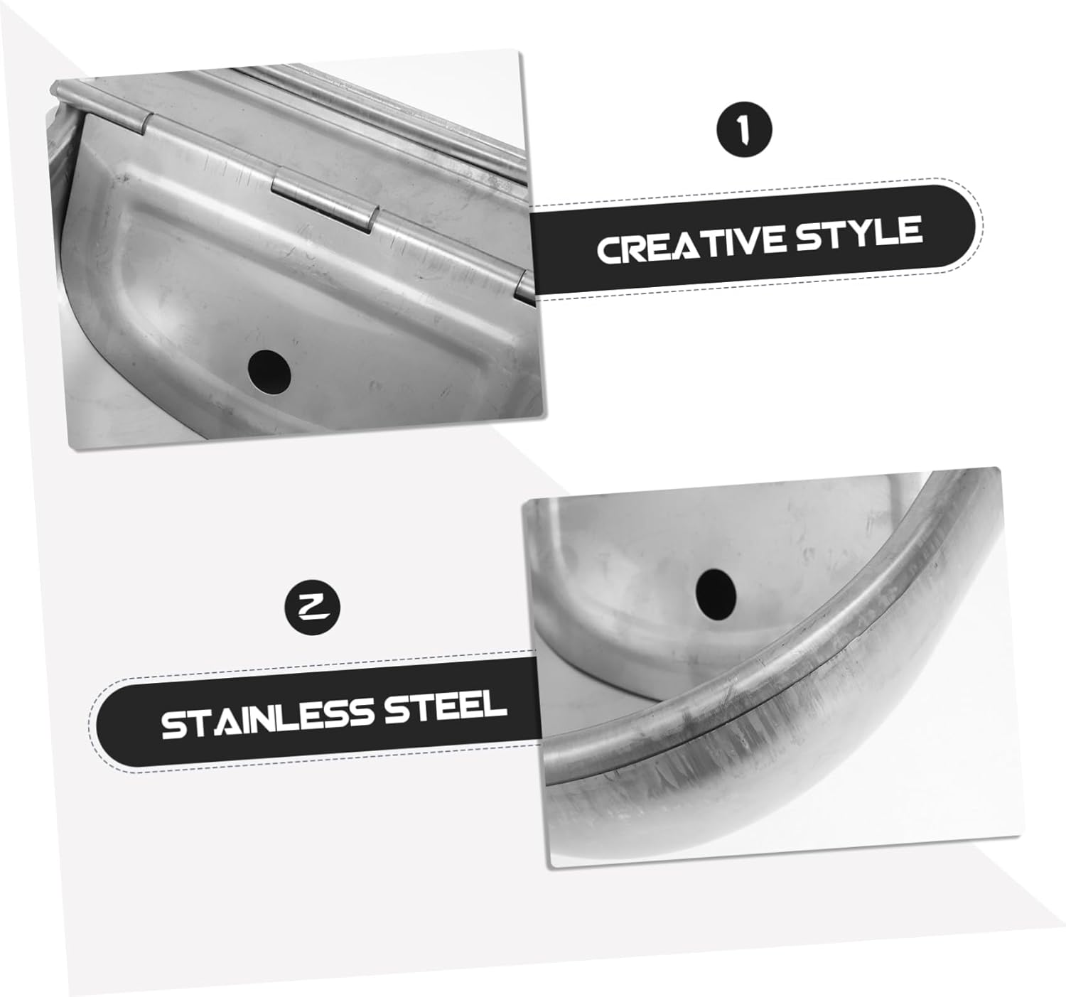 Automatic Livestock Waterer with Stainless Steel Float Valve for Cattle Pigs Sheep and Dogs Farm Water Dispenser for Fresh Drinking Water