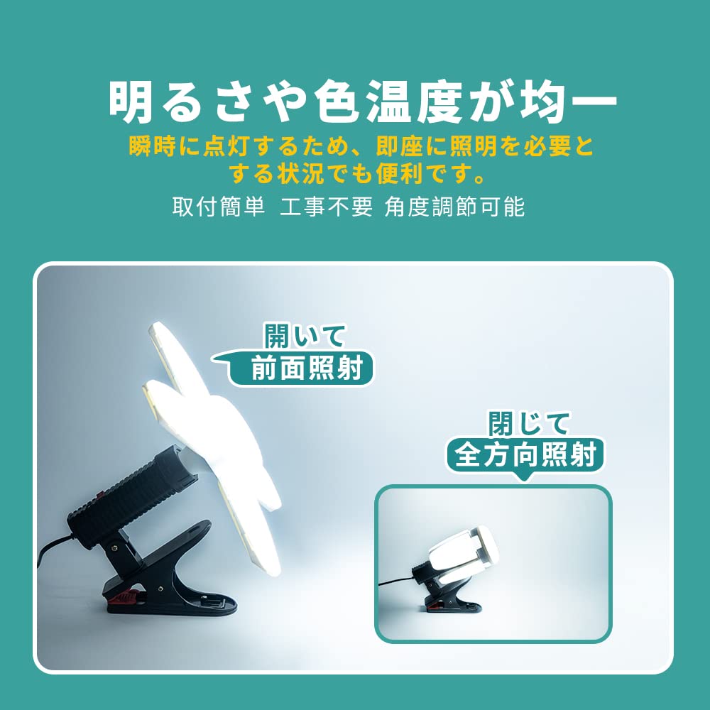 Amazon.co.jp : 大華物産 スーパーライト 高輝度LED 折りたたみ