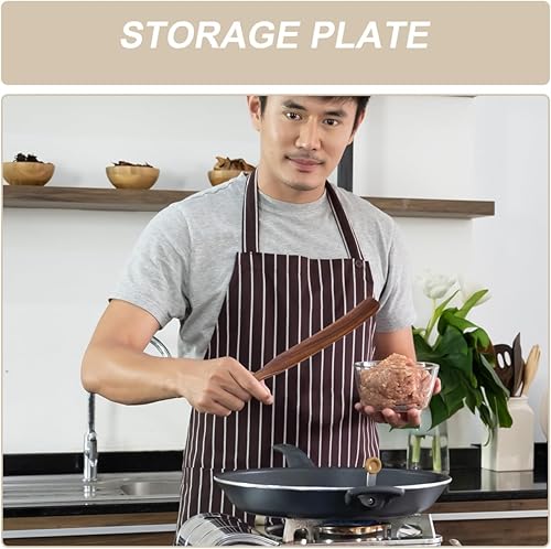 Miniatura 2 de Cabilock - Juego de 2 espátulas para masa madre, espátula de madera para masa agria, antiadherente, mango largo, utensilios de cocina de madera para