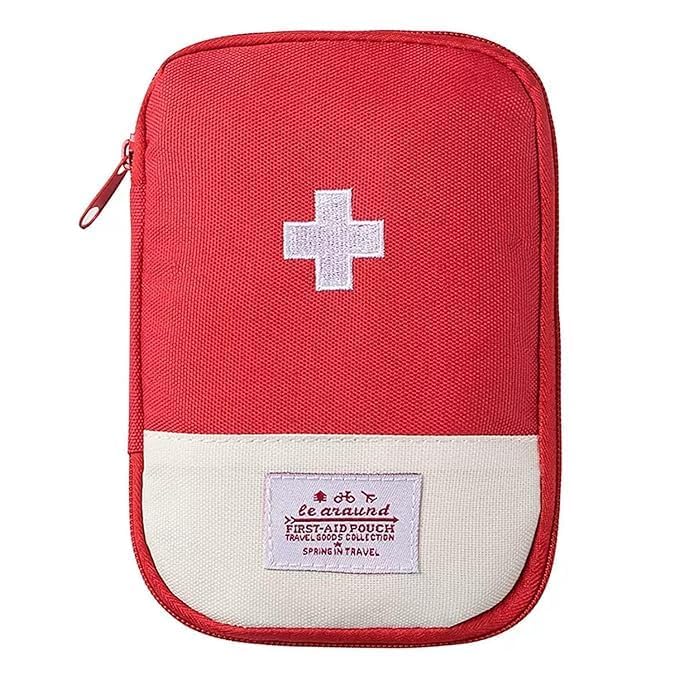Travel Mini First Aid Kit Pouch Medicine Storage Bag Organiser Portable Survival Kit for Home,Office,Travel,Car,Outdoor Camping,Sport,Hiking Emergency (Multicolour, Pack of 1)-image-31