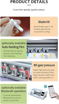 Screen Protector Cutting Machine, Fully Automatic Hydrogel Film Cutter, HD Touch Screen, Accurate Positioning,for DIY Any Size Mobile Phone Film