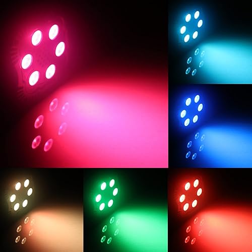 Miniatura 5 de Par de luces luz de discoteca activada por sonido luz de pared de lavado iluminación de fiesta luces LED de escenario para conciertos bodas luces de