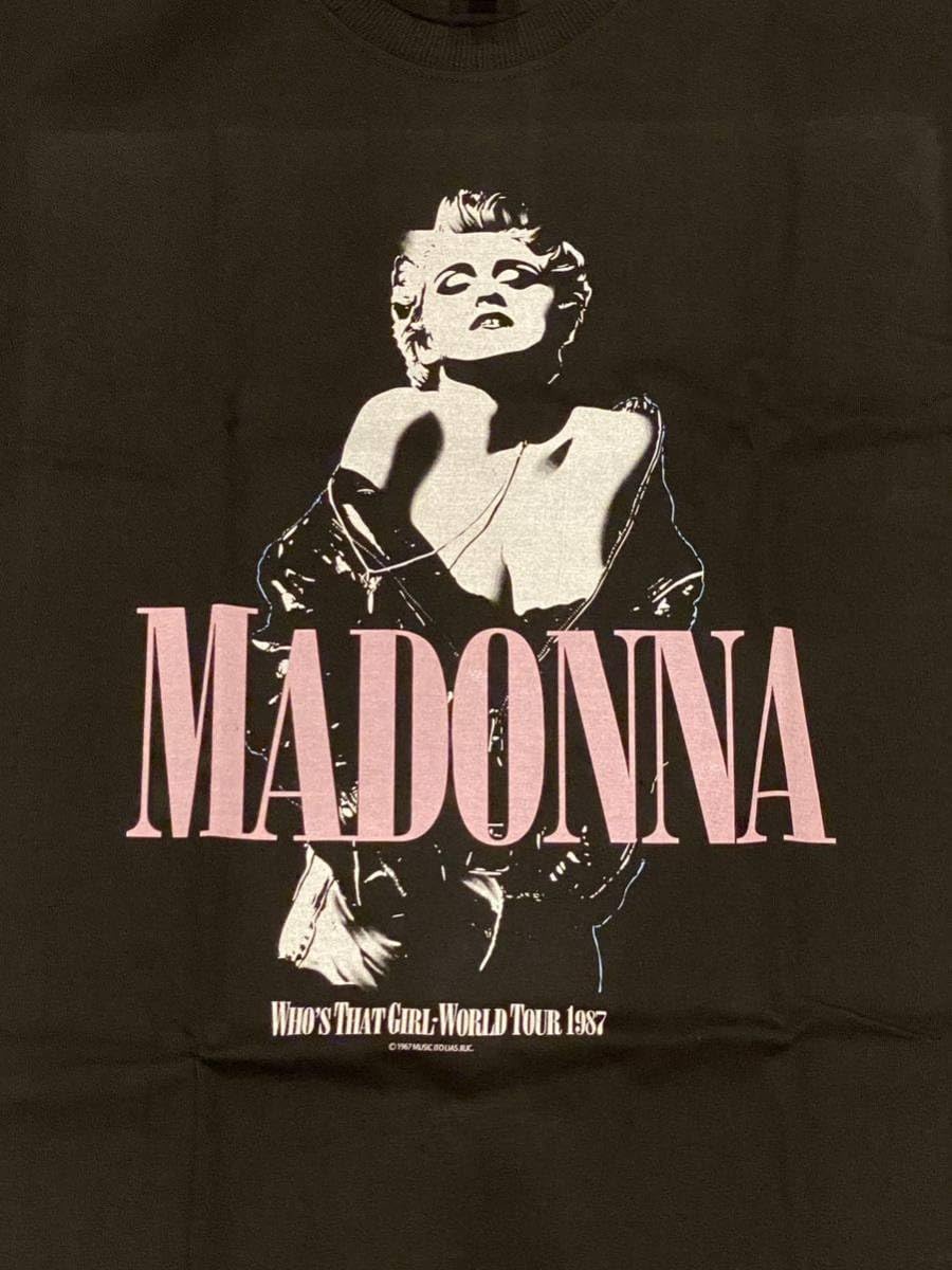 マドンナ1987ワールド•ツアーＴ限定品 MADONNA マドンナ tシャツ ワールドツアー1987 ヴィンテージ - メルカリ