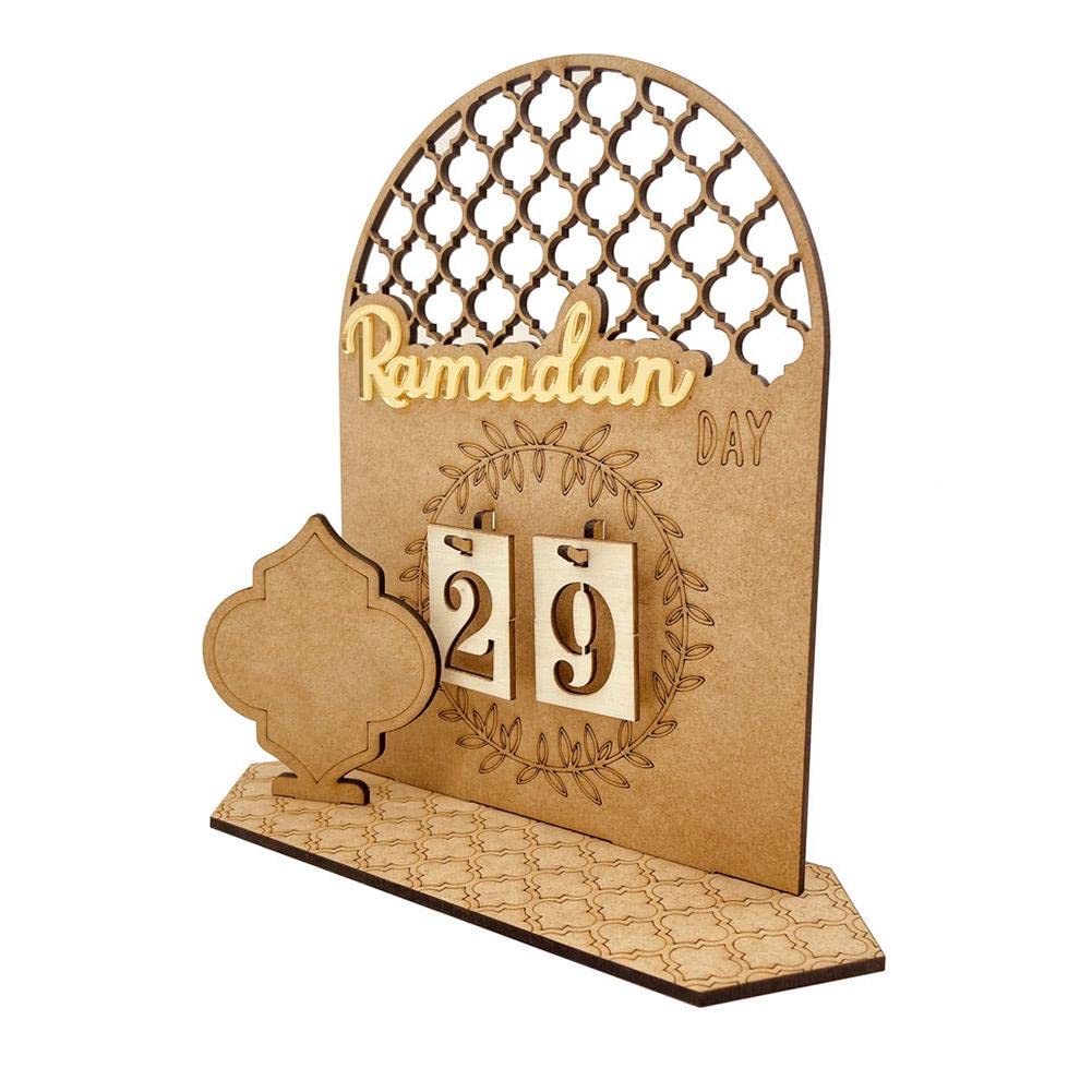 Amazon.com: Ramadan Countdown Calendar Eid Mubarak Wooden Ornament 2023  Ramadan Decoration Party Muslim Y7z3 Ramadan Islam Decor Ka For Home : Home  & Kitchen