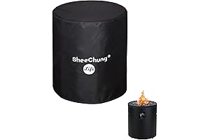 SheeChung 24 Inch Heavy Duty Waterproof Round Table Cover - Reliable Protection...