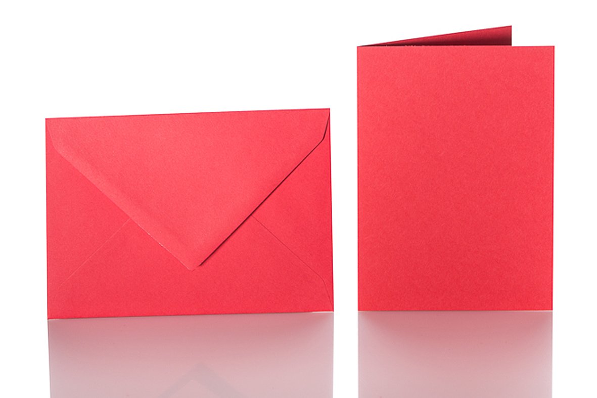 Pack 25 Sobres DIN C6 Con Tarjetas Plegables A6 - Color Azul Claro - Ideal Para Invitaciones Y Manualidades - Paper24