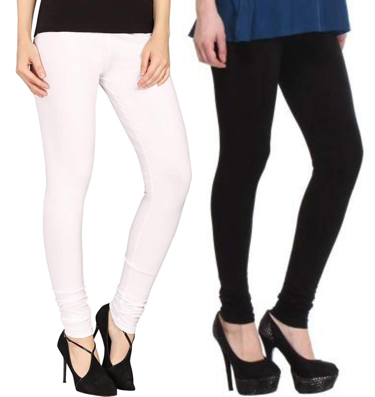 clarita Soft Cotton Churidar Solid Regular and Plus Colours Leggings for Womens and Girls- Sizes :- Free Size-picture-15