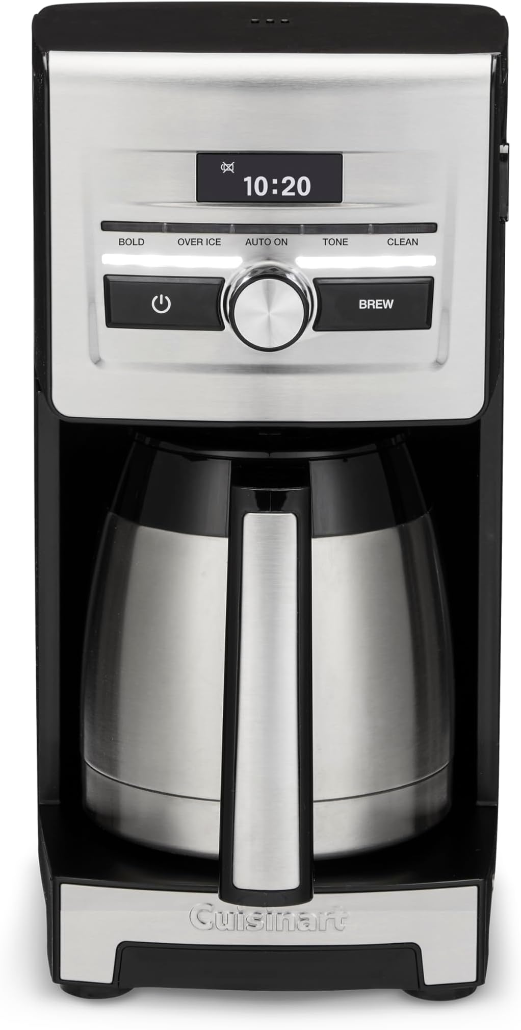 Personal Brew 10-Cup Thermal Coffee Maker, Fully Automatic Programmable Coffee Machine with Hot or Over Ice Options, Brew Strength Control, 52 Ounce Removable Water Reservoir, DCC-10