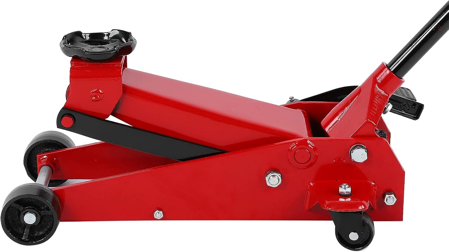 Car Jack Red Hydraulic – Car Jack 3 Ton Capacity Red Maintenance Device for SUV Truck Agricultural Vehicle Car Jack Red Hydraulic – Car Jack 3 Ton Capacity Red Maintenance Device for SUV Truck Agricultural Vehicle