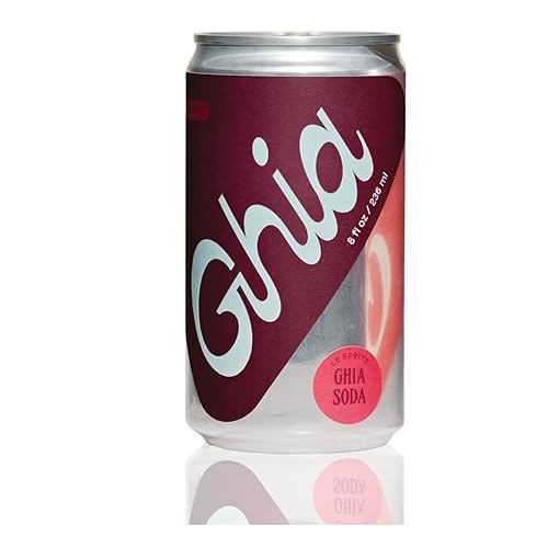 Ghia OG Le Spritz sin alcohol, 8 onzas líquidas (paquete de 4)  Mezclador de cóctel o cóctel listo para beber con sabor a romero y yuzu  Aperitivo