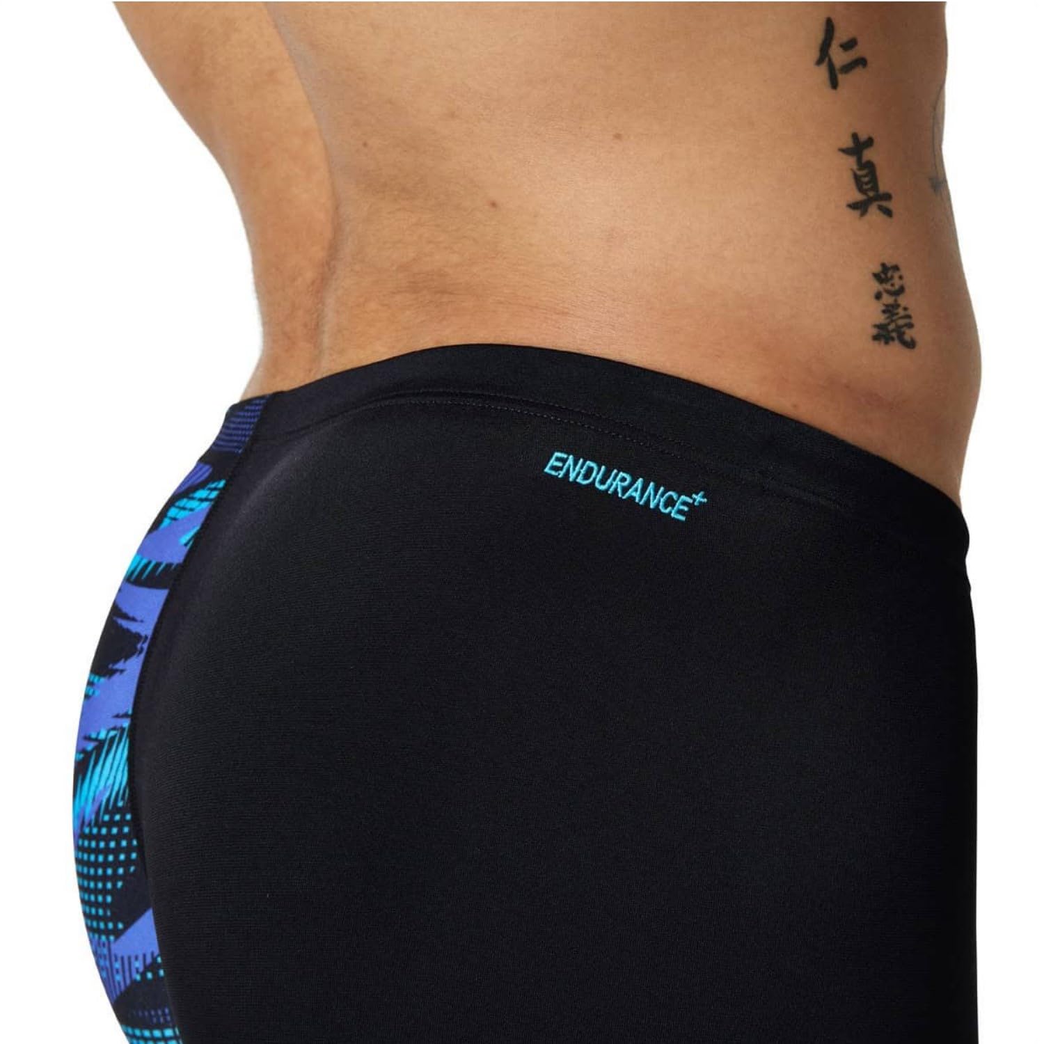 Speedo Jammer Hyperboom V-Cut dla mężczyzn, szybkoschnący, trening, fitness, odporny na działanie chloru (1 szt.)