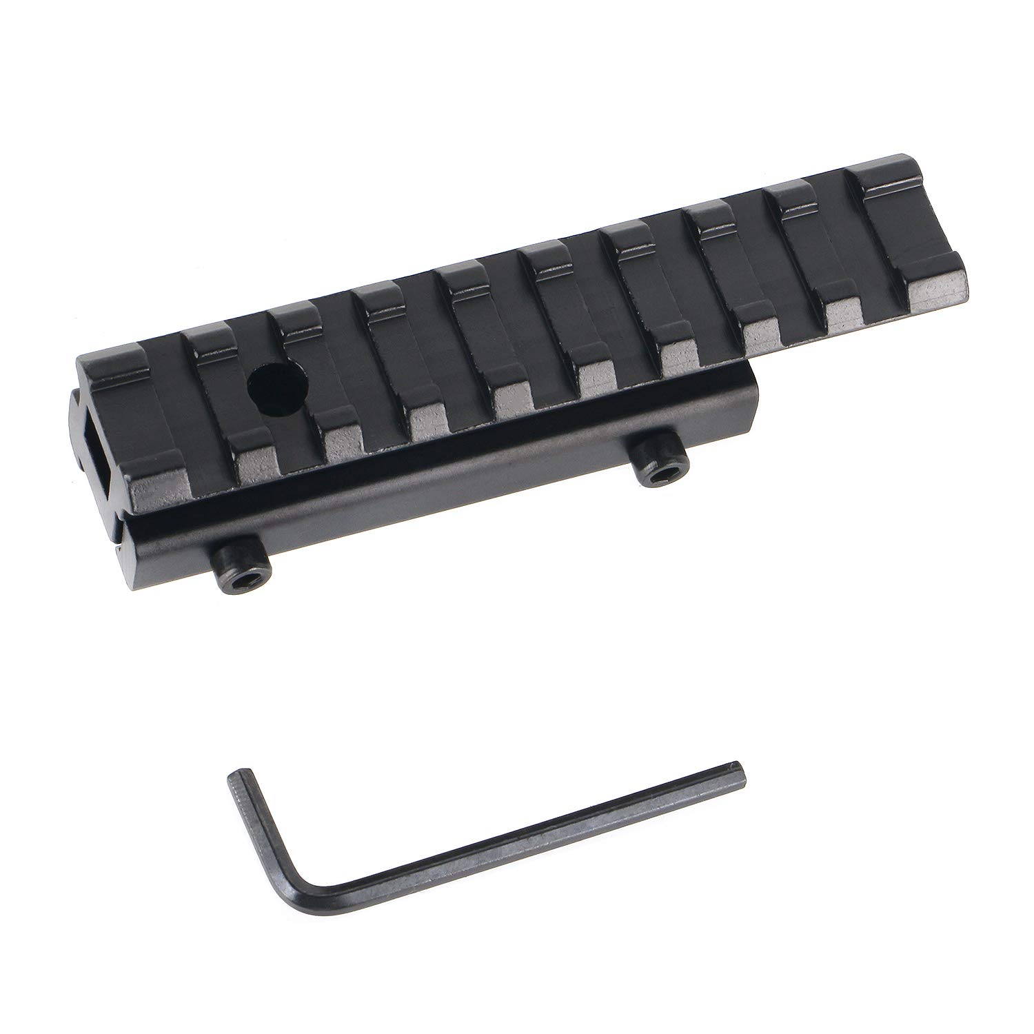 Lega di Alluminio Tactical Scope Riser Rail Base da 11mm a 20mm Staffa Adattatore per Picatinny/Weaver Rail Mount
