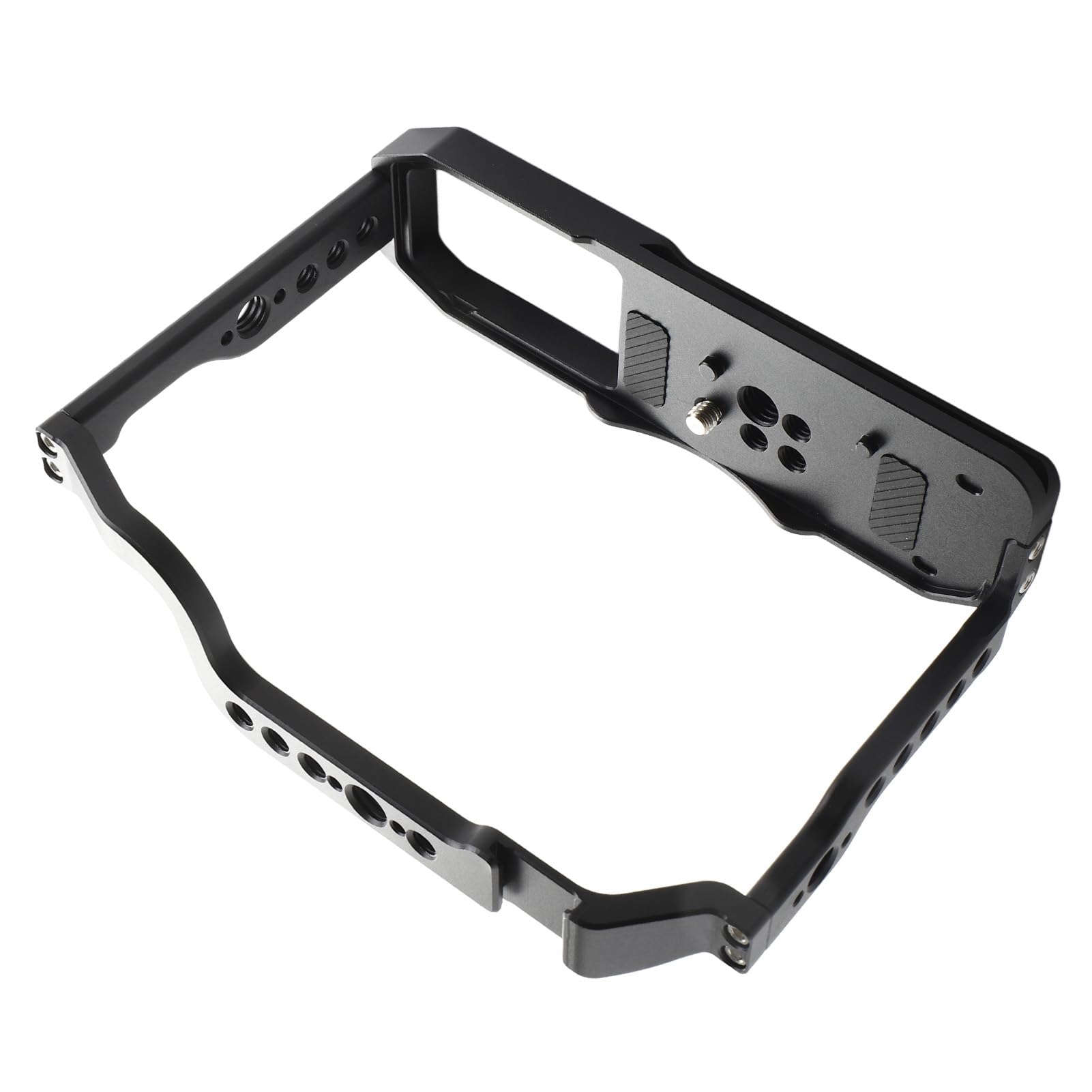 Emoshayoga Estabilizador de Plataforma de Vídeo para Jaula de Cámara, Aleación de Aluminio Duradera con Llaves Hexagonales, para DSLR ZF AF454 y Accesorios, Diseño Liviano 227 G