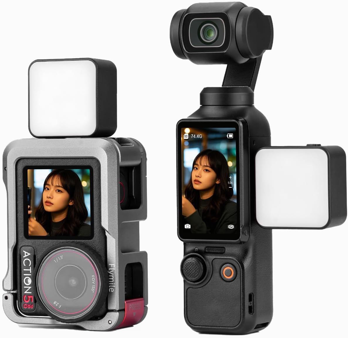 Pocket 3 Magnetic Fill Light Accessories, 6500K Adjustable...