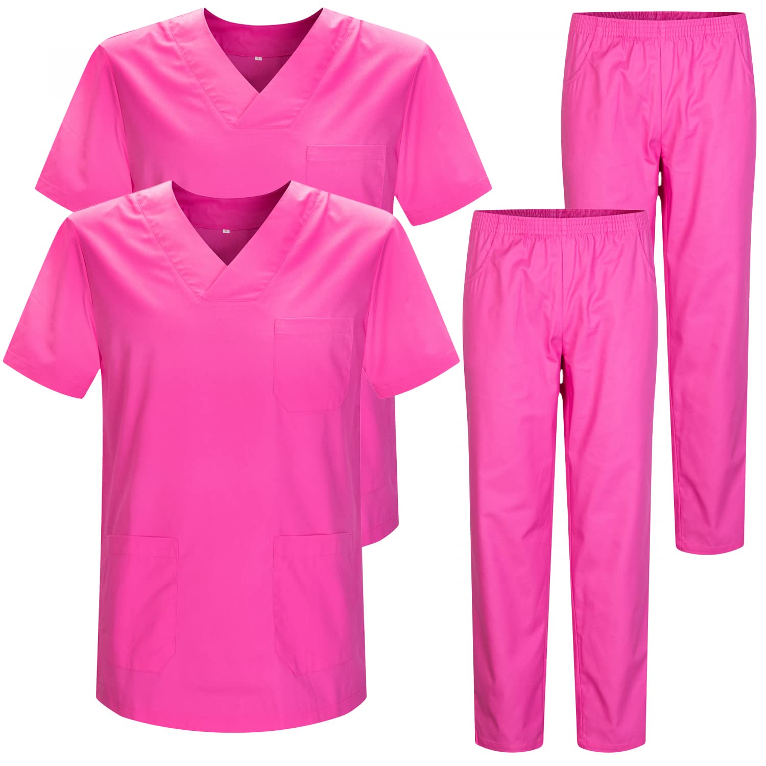 MISEMIYA - Pack * 2 Pcs - Unisex-Schrubb-Set - Medizinische Uniform mit Oberteil und Hose ref.2-8178