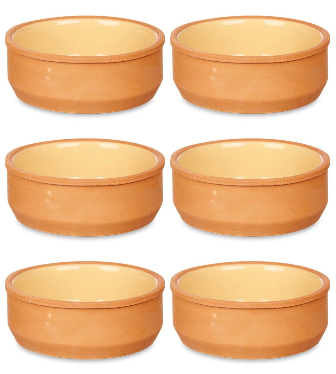 Lot de 4 ramequins en terre cuite | Casa & Porcelaine