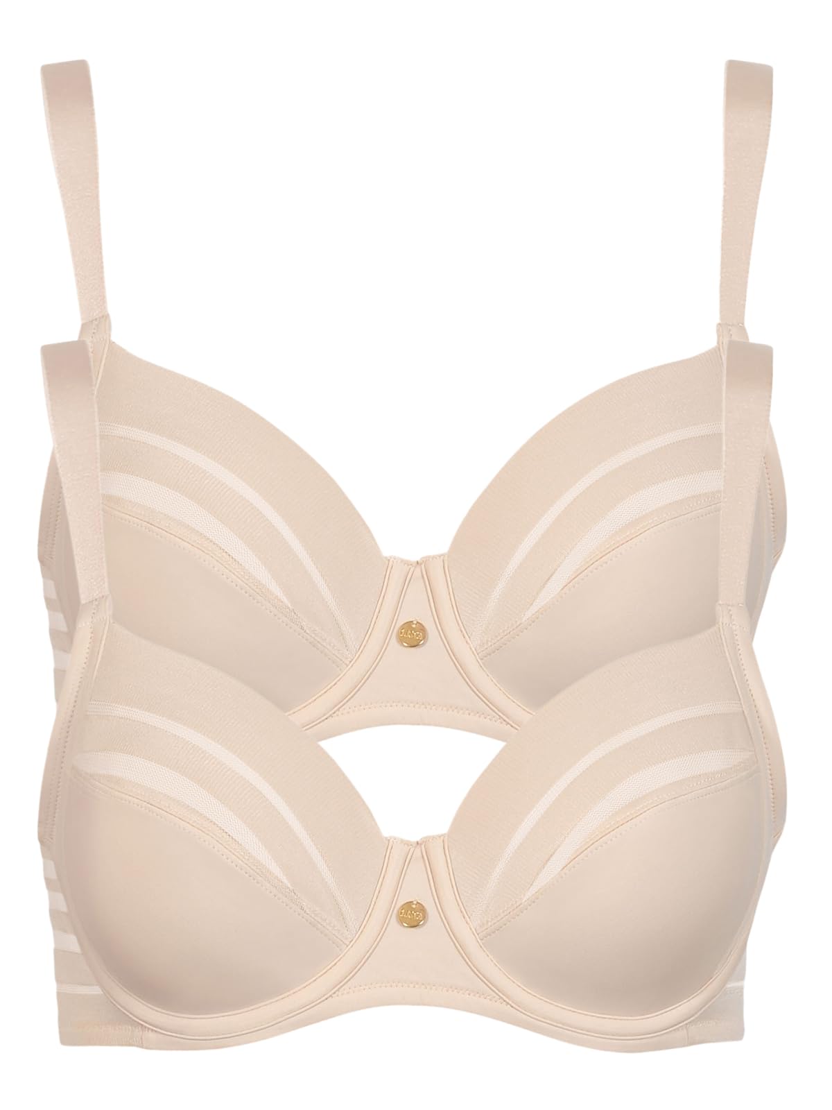 Lisca Women's Skin Pack Of 2 Underwired Bra Alegra 020147 40C