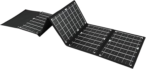Bolsa plegable con Panel Solar de 5 pliegues y 40 W, cargador Solar con Salida Dual USB + CC, dispositivo de carga solar plegable portátil, Fuente