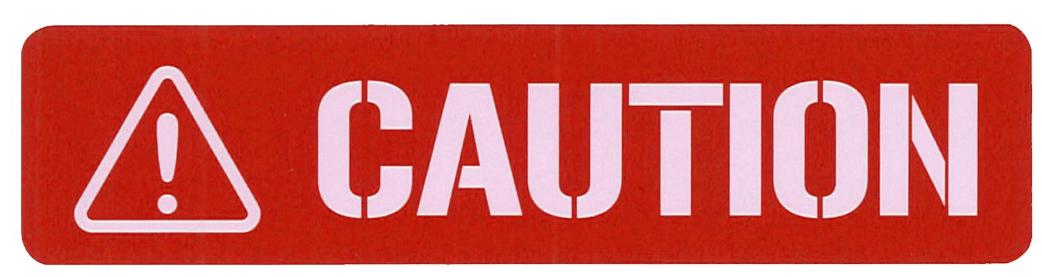 Amazon.co.jp: 東洋マーク製作所 CAUTION コーション 高輝度反射 