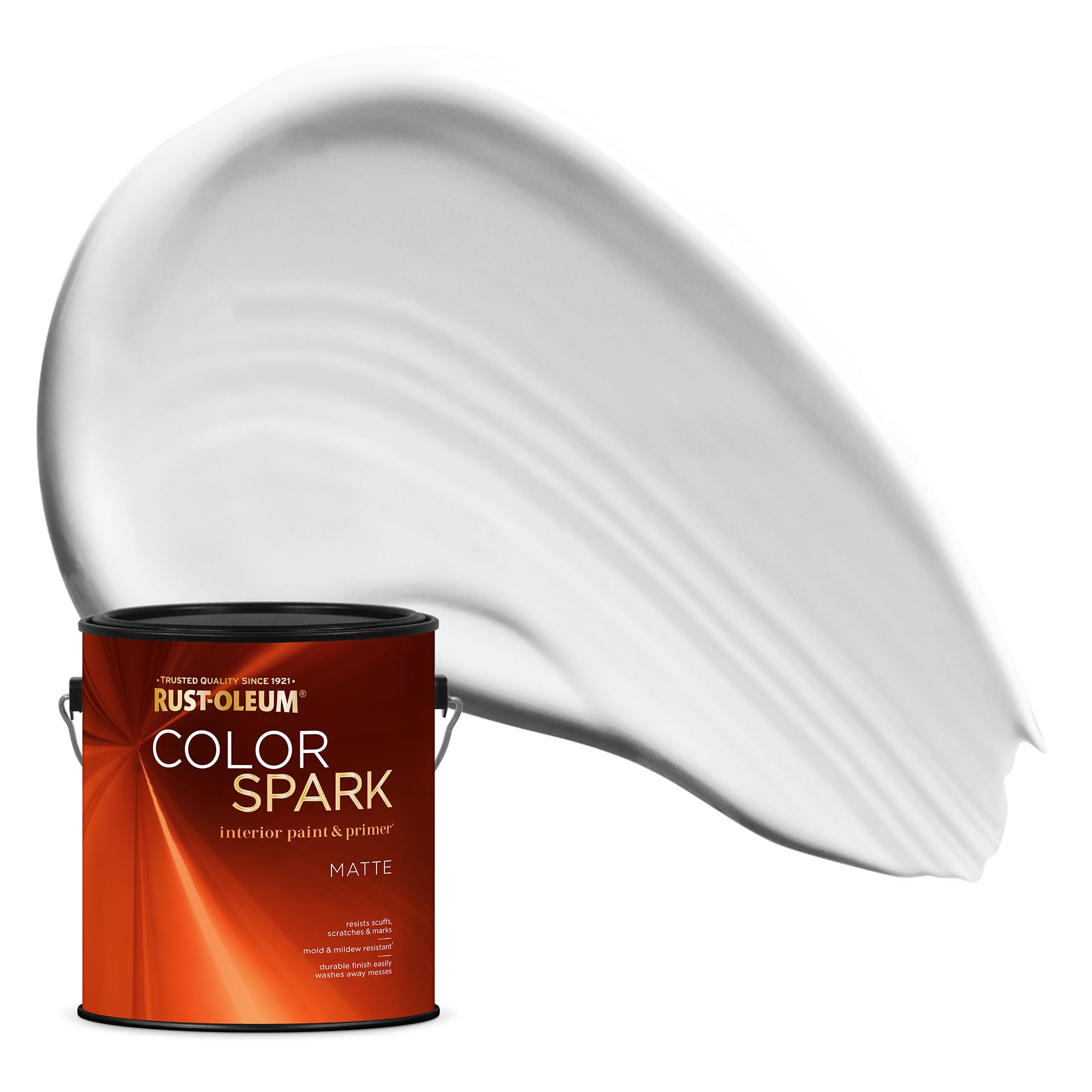 Rust-Oleum Color Spark Paint &amp; Primer, White Bay, Matte