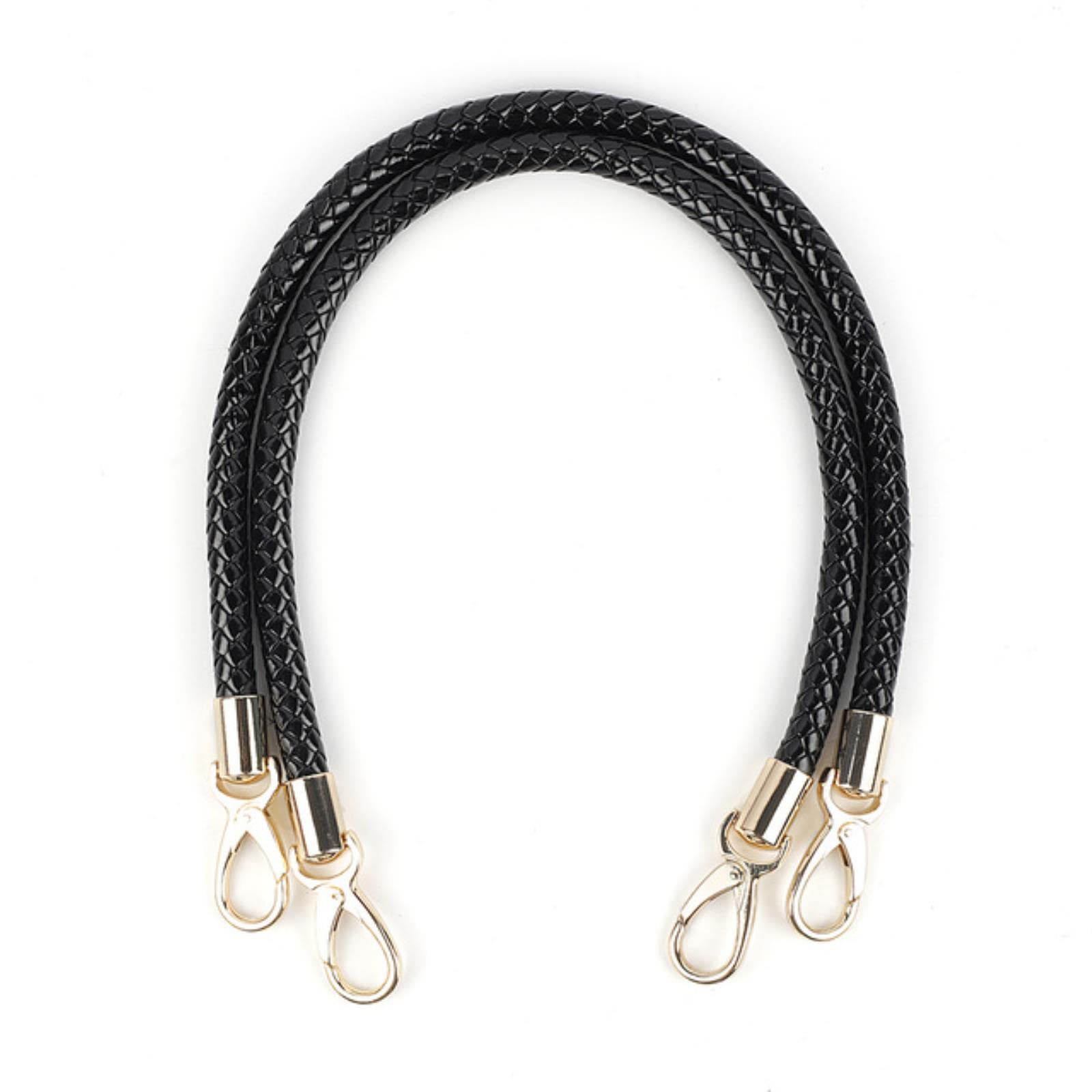 2 pièces poignées de sac en cuir PU corde tressée sacs à bandoulière détachables sangle remplacement sac à main accessoires partie