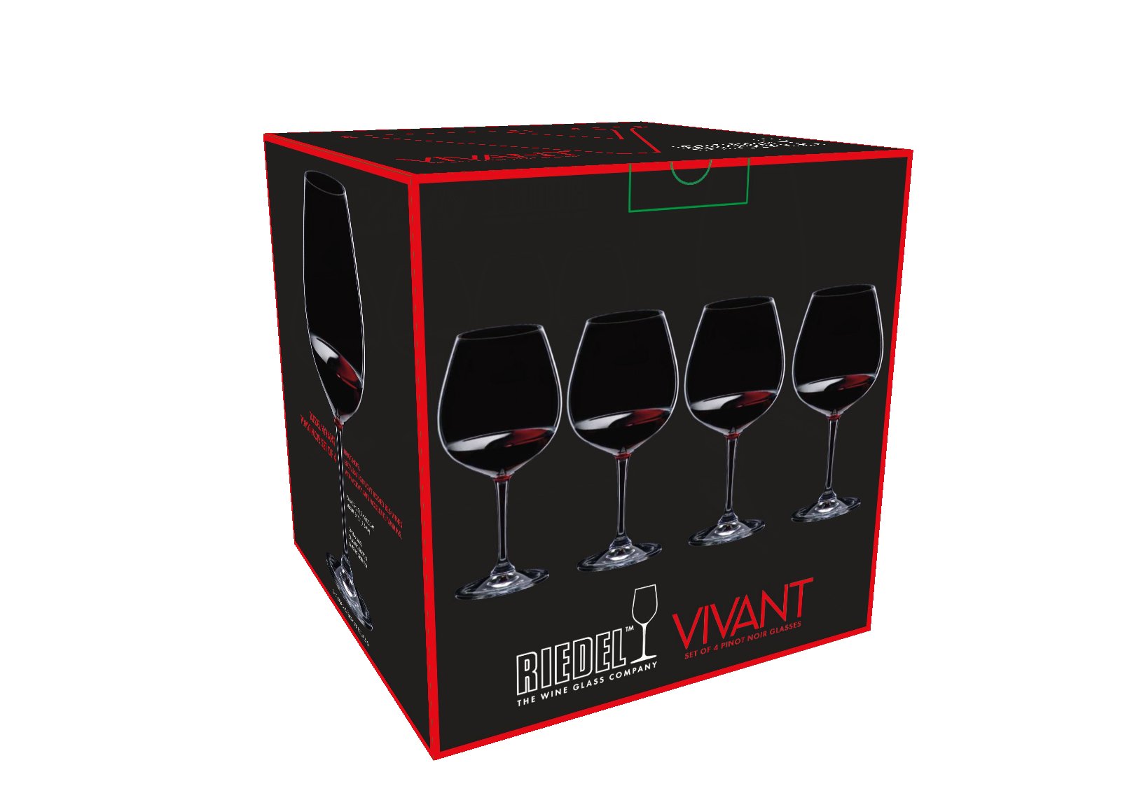 Riedel Vivant Pinot Noir Weinglas, 4 Stück
