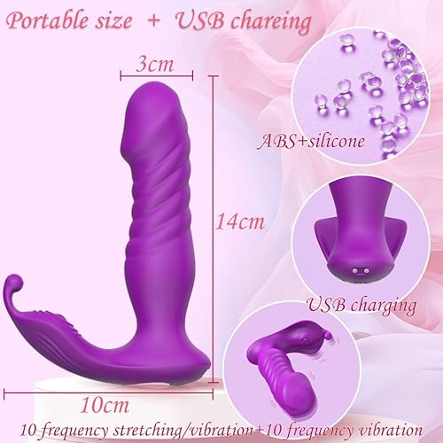 Miniatura 6 de Función de memoria de velocidad de 10 modos y control remoto de teléfono móvil, potente silencioso, impermeable, portátil, suave, de silicona,