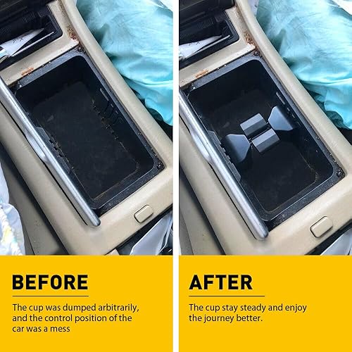 Miniatura 3 de Inserto de portavasos para consola central Toyota Highlander 2002-2007 Divisor de inserción 55604-48020