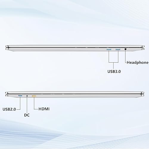 Miniatura 11 de Computadora portátil, portátil para juegos 2025, Windows 11 Pro, PC de 16 pulgadas, 16 GB de RAM 512 GB SSD, procesador Intel N95 de 12ª