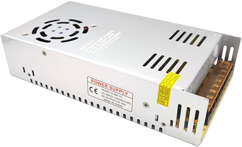 Miniatura 2 de Padarsey Controlador de fuente de alimentación conmutada regulada universal de 12 V 30 A para luz de tira LED CCTV Radio Proyecto de computadora