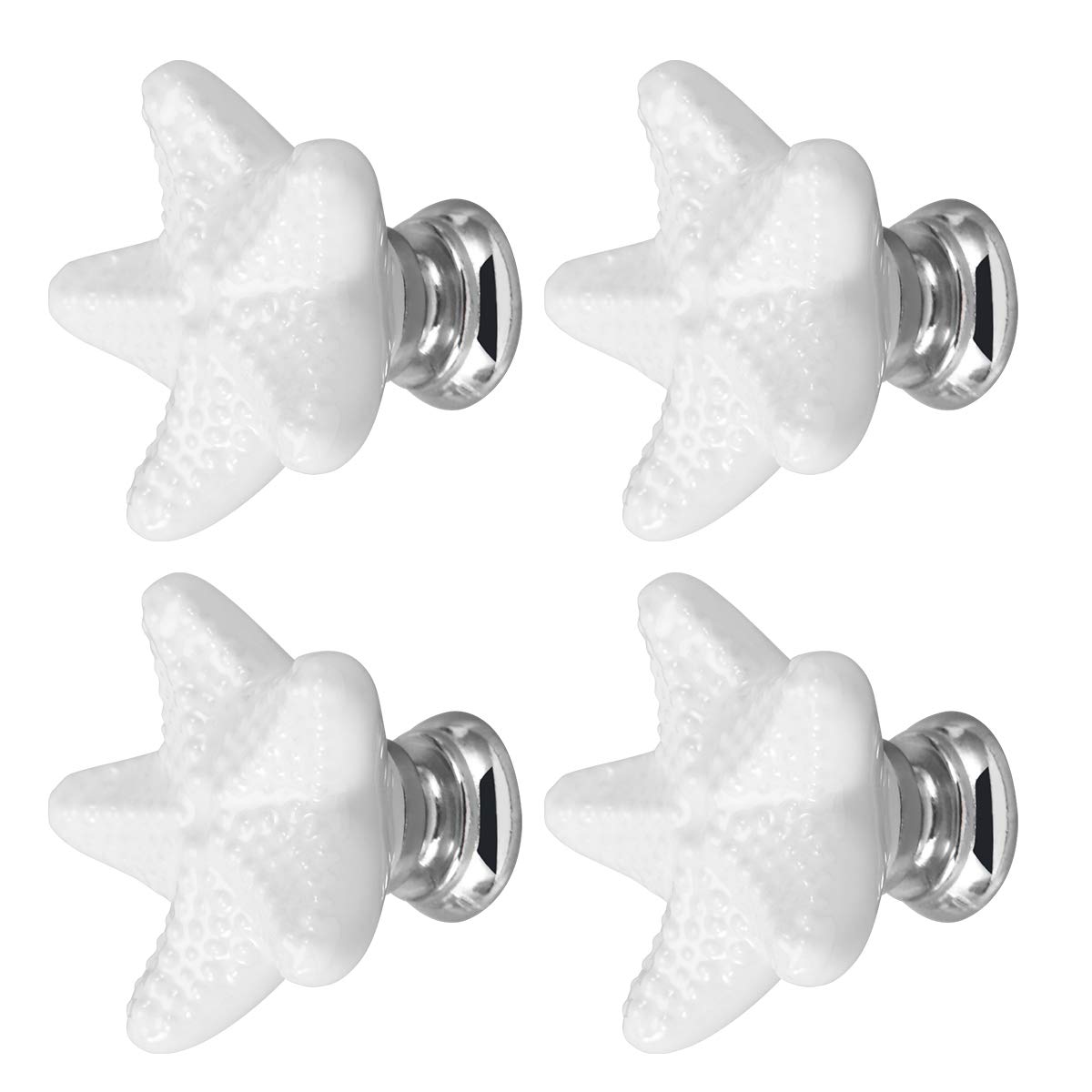 Klamki do drzwi, ceramiczne klamki do drzwi, uchwyt do szafki, 4 szt. Gałki Uchwyt Diamentowe gałki do szuflad ze stopu cynku Ceramiczna gałka klamki ze śrubą do mebli szafkowych Dekorowanie domu w ku