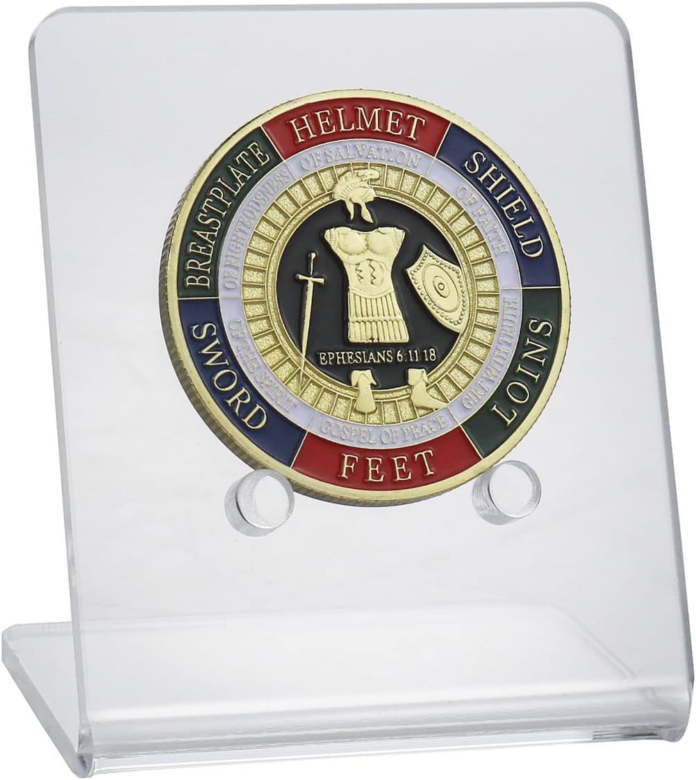 Challenge Coin Holder, Coin Display Stand, Clear Acrylic