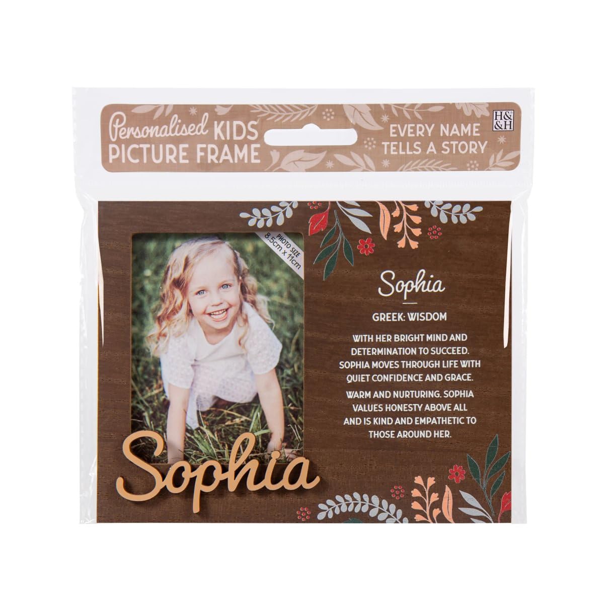 Personalised picture frames (Sophia)