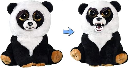 Panda de peluche William Mark, al apretarlo pasa de ser adorable a terrorífico