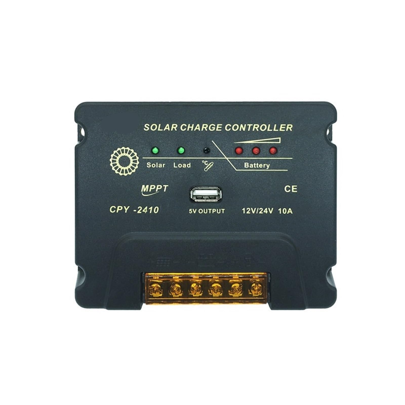 Contrôleur Solaire MPPT à Haut rendement 12V 24V SPABOY 10A Batterie