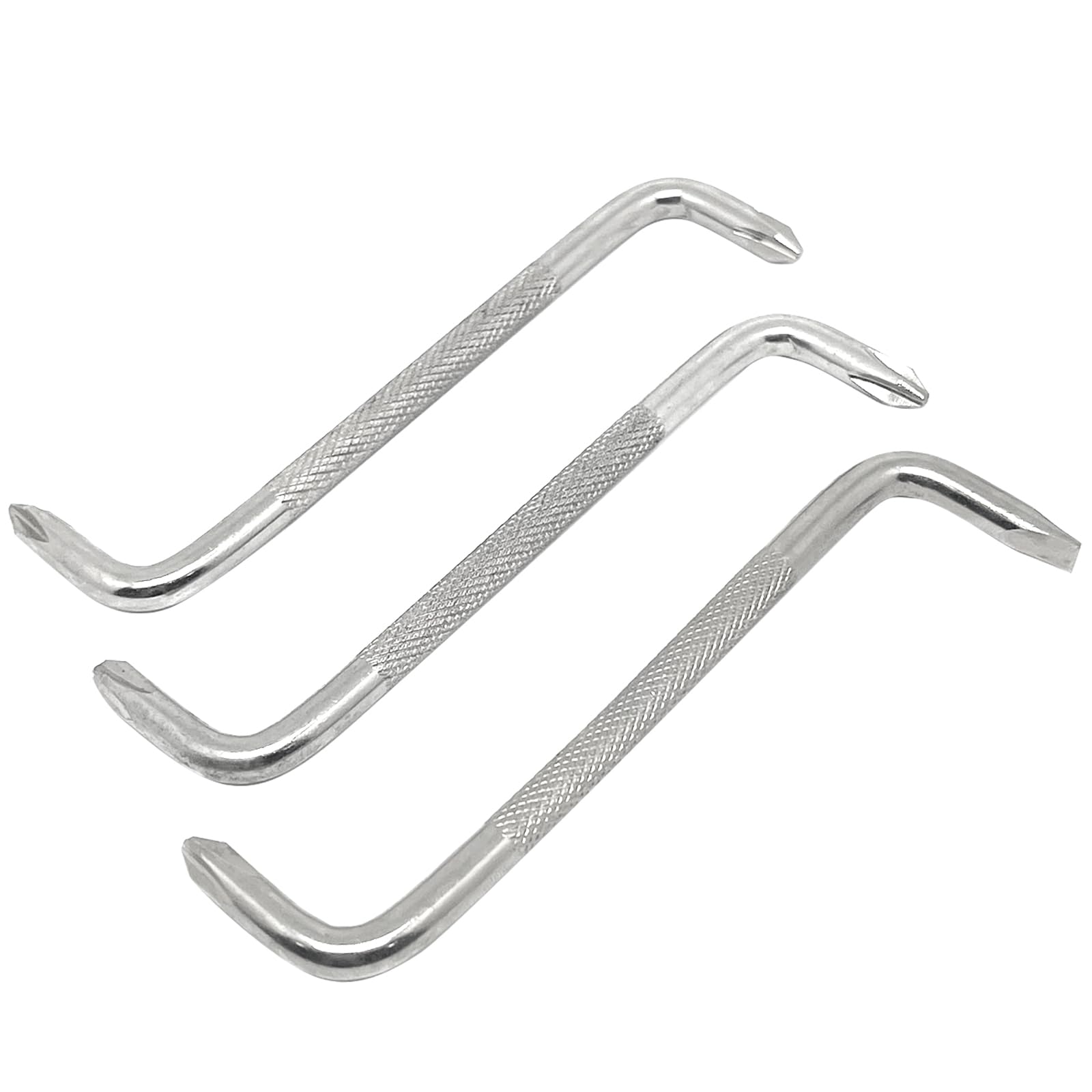 1set(3pcs) Z Shaped Screwdriver Set Magnetic,Z-type Offset