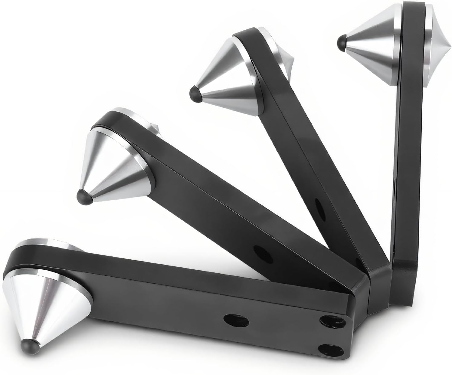 4PCS Stage Speaker Stands,Adjustable Speaker Stands, Speaker Foot Bracket Audio Suspension Bracket Subwoofer Spike Bracket Used for Speaker Base or Speaker Frame Base