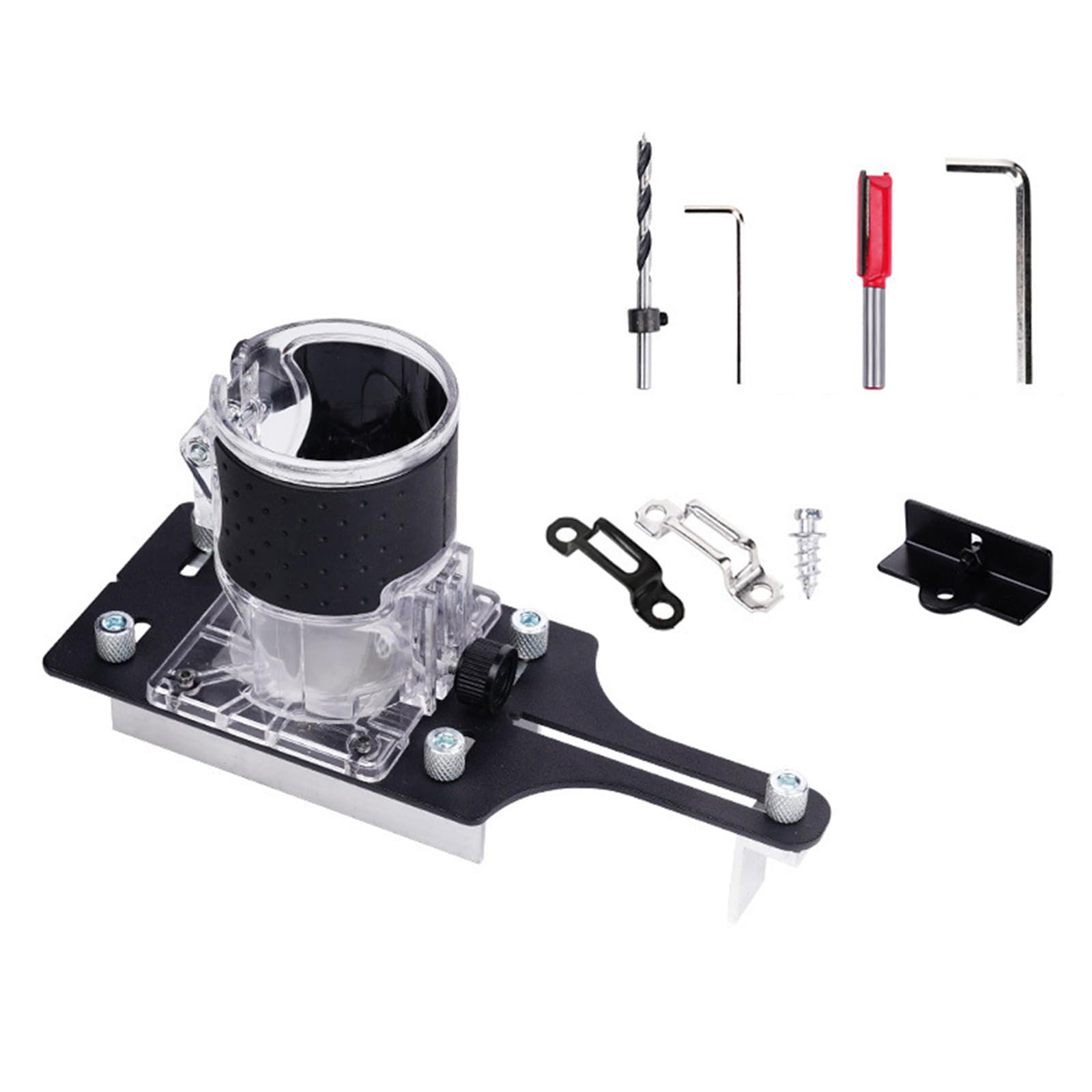 Kaccde Set With Limiter 2 Combination Grooving Aid And Positioner Accuracy Guide Variable Fence Setting 10 40Mm For Wood Project Slotting Aid
