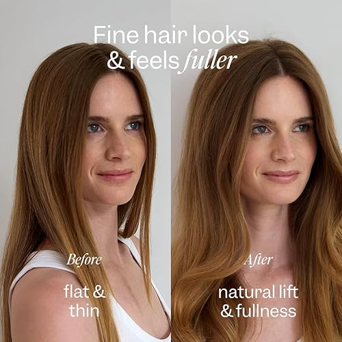 Miniatura 4 de Renpure Acondicionador de volumen de engrosamiento de biotina y colágeno a base de plantas, deja el cabello con un aspecto delicioso, fórmula suave,