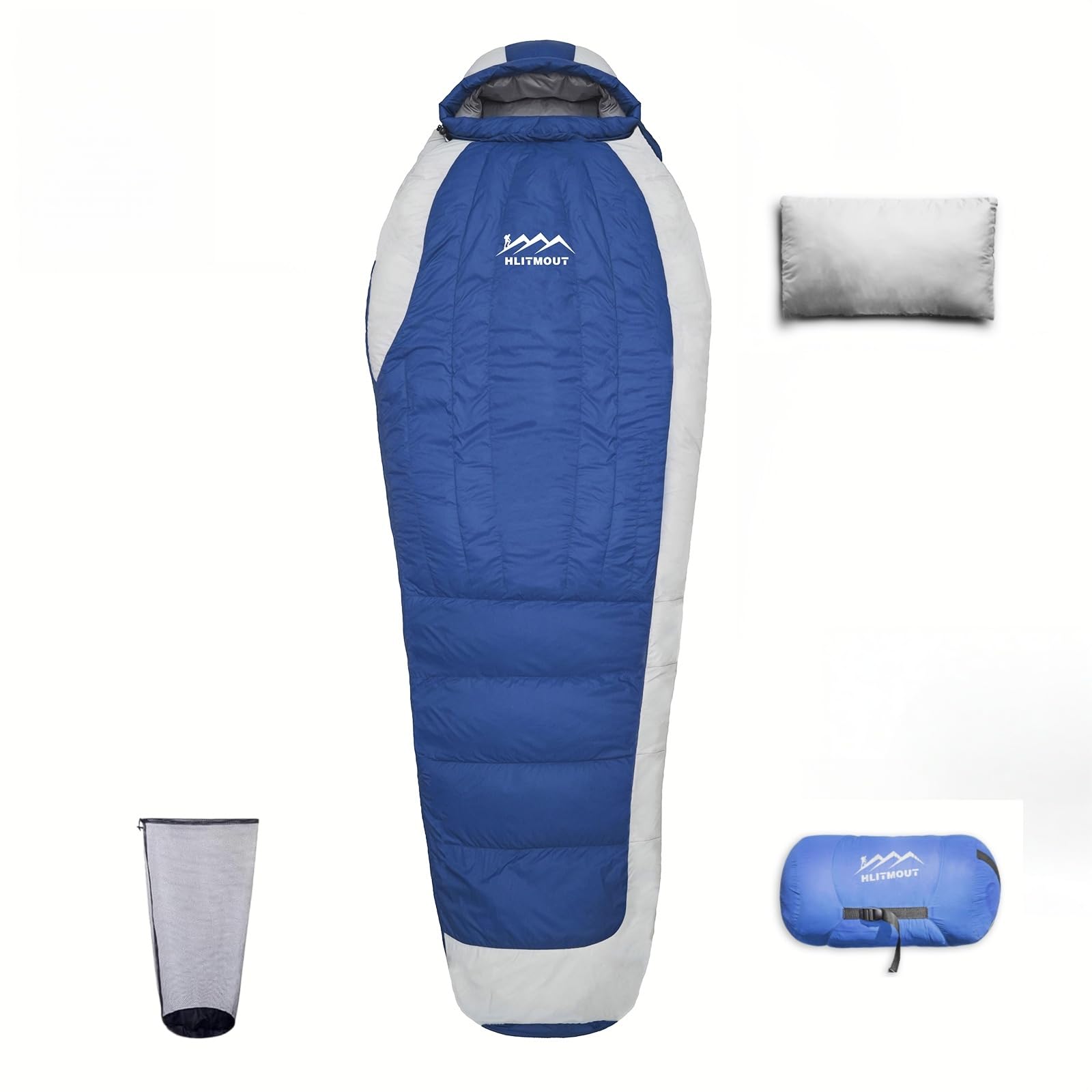 Down Sleeping Bag with Pillow,Ultralight and Compact