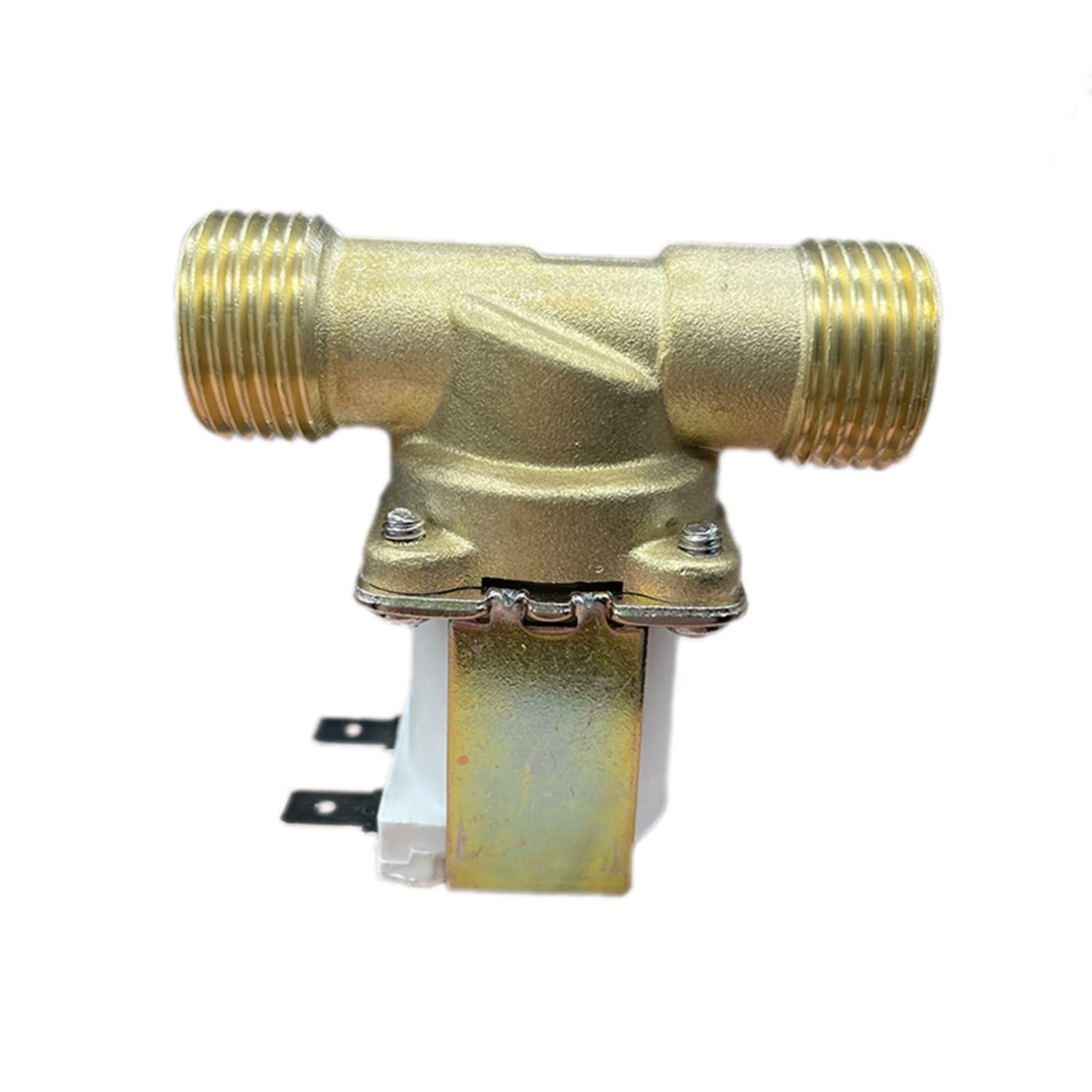 G1/2 Normalerweise geschlossenes Messing-Elektromagnetventil, Wassereinlassschalter, DC12V/DC24V/AC220V-Magnetventil, 1 Stück Electric Valves (Size : DC12V