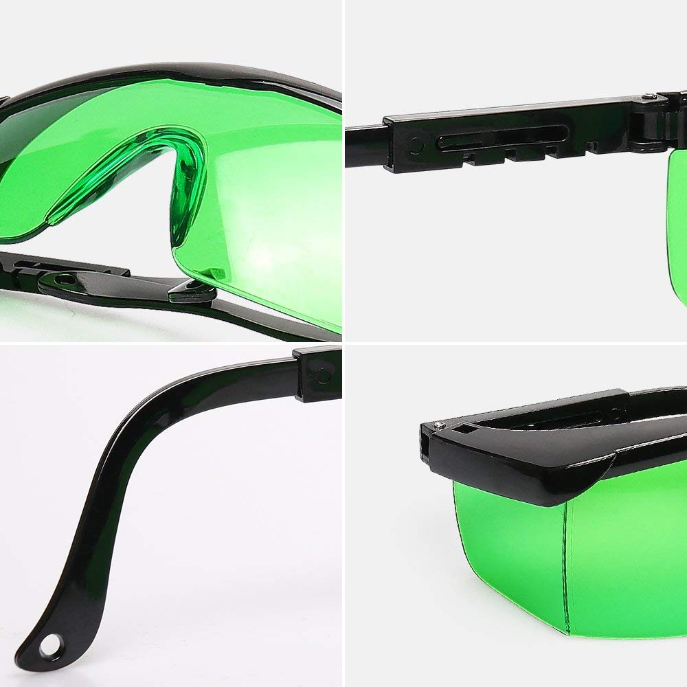Green Laser Enhancement Glasses Huepar GL01G Adjustable Eye
