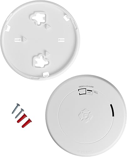 Miniatura 5 de First Alert BRK SMCO210, alarma combinada de humo y monóxido de carbono con batería sellada de 10 años con diseño de perfil delgado, paquete de 1