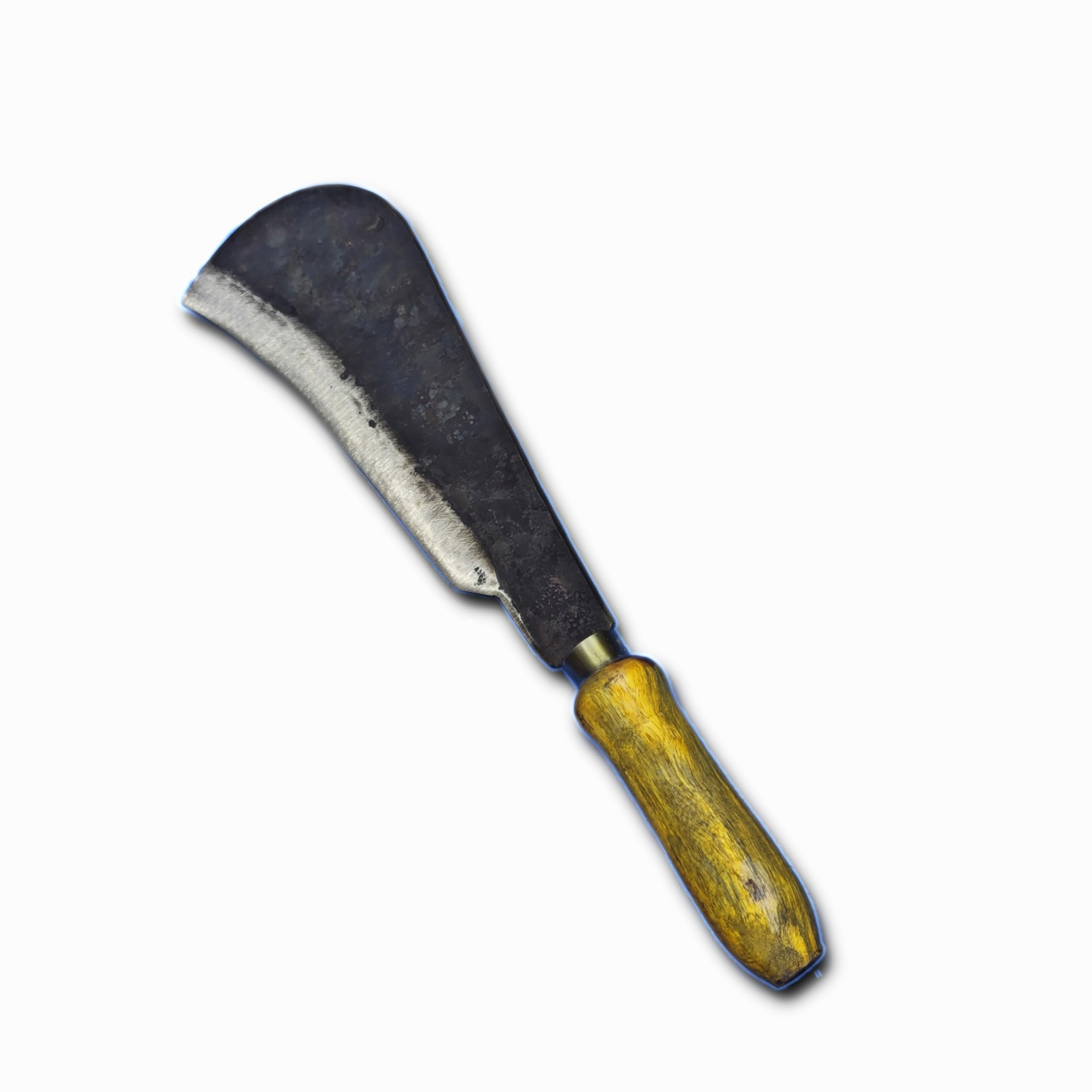 Eazyhilal Traditional Multipurpose Heavy Size Iron Made Kitchen Knife -15 Inch Blade| Round Wood Handle Specially Designed for Cutting Vegetables, Meat, Fish, Mutton Vettukathi