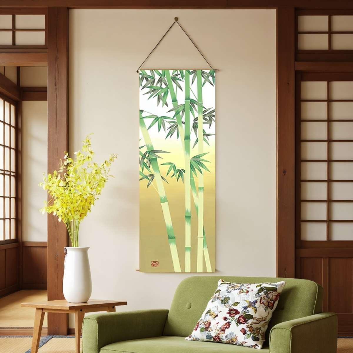 Amazon.com: Japanese Hanging Scroll Wall Art Vertical Tapestry