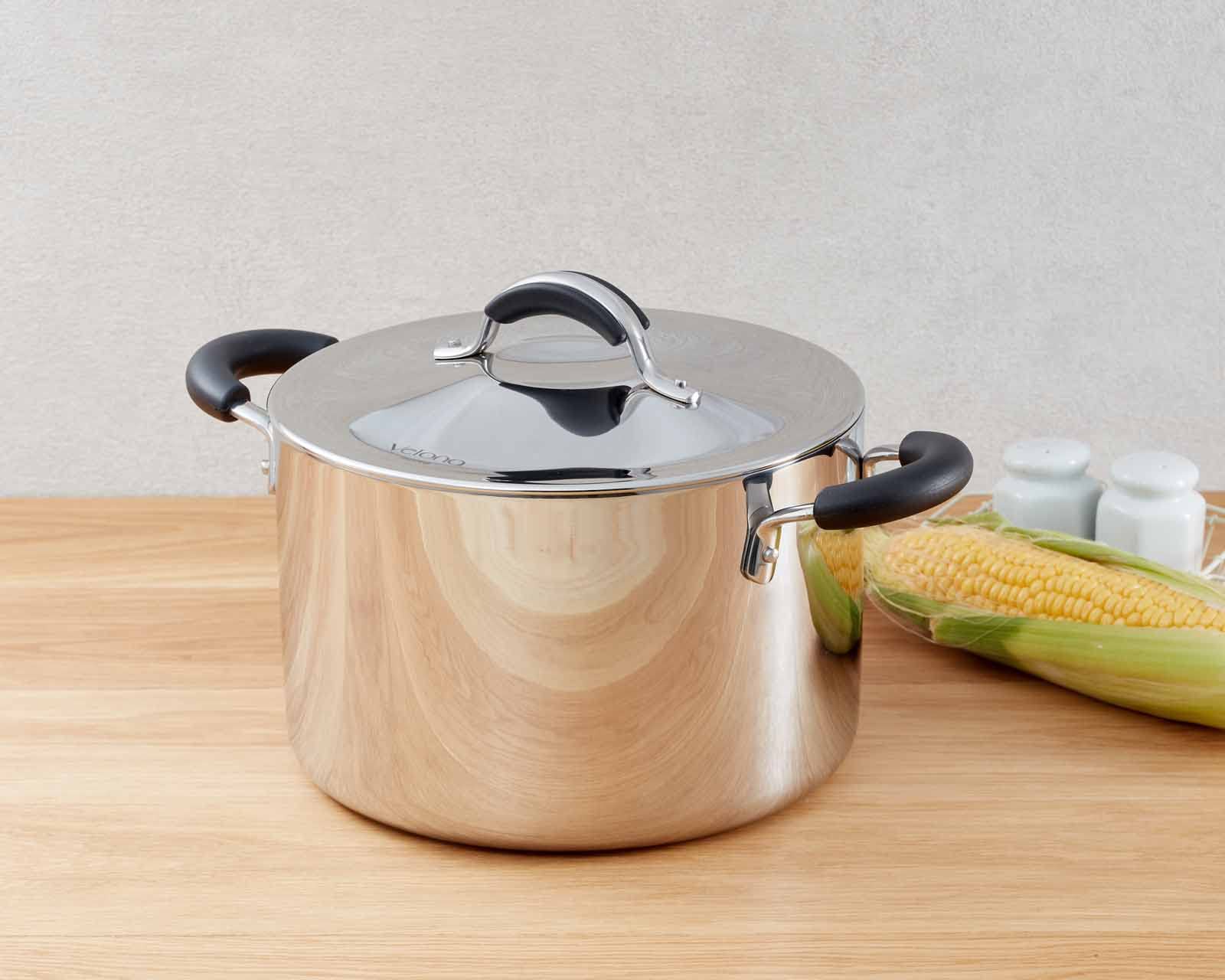 Amazon｜万年 Velona nuovo シチューパン 22cm 全面5層構造 IH対応 NV