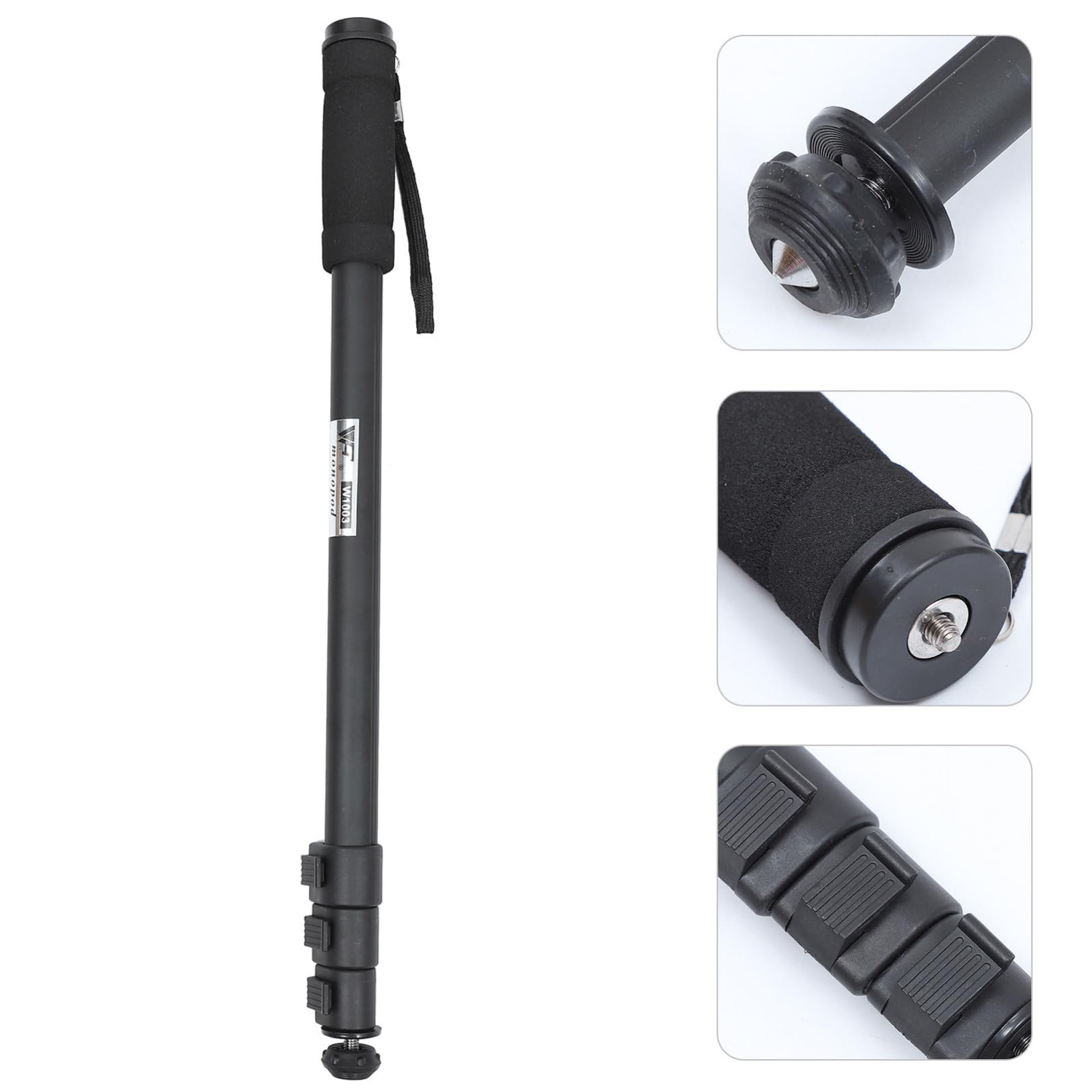 Monopié de Cámara W1003 Ligero y Extensible para Cámara Negra